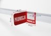 Plastic sign for plastic tape - PROMOTION