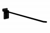 Black single hook for panel 20 cm