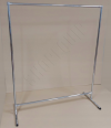 Łuk ślubny stojak 150 x 200 cm, stelaż brama srebrny pod balony