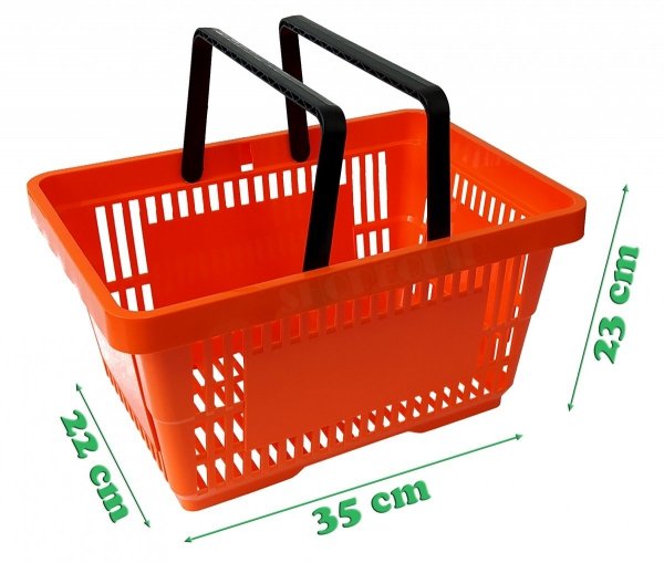 Shopping Basket, 22 Liter blue