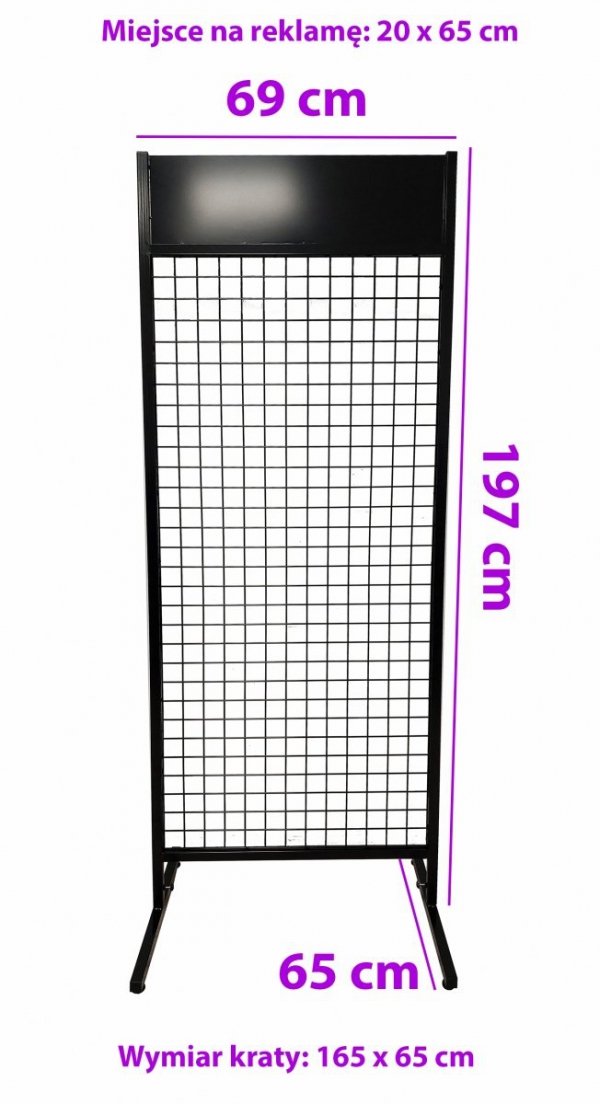 Display stand with 25 hooks