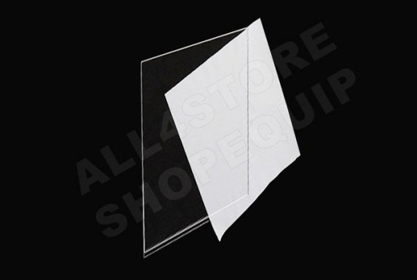 Plexi, acrylic pocket for vertical brochure A3