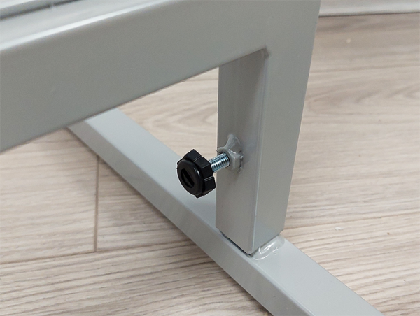 Display stand with 25 hooks