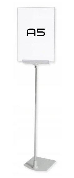 Information Stand A5 with height regulation.