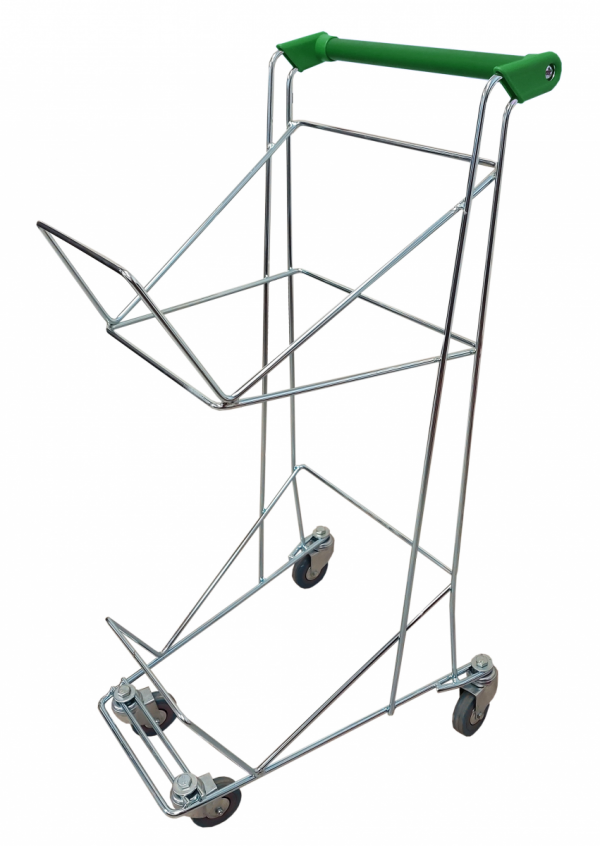 Shopping cart for 2 shopping baskets