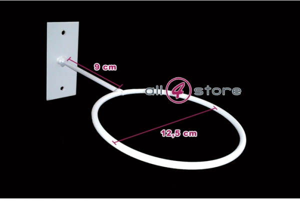 3 x Holder, hook for ball, mounted to wall