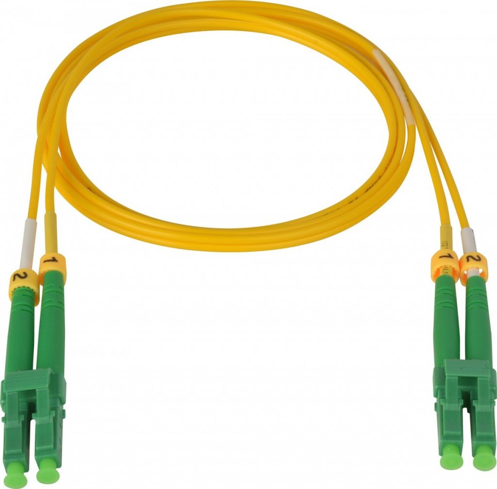 Patch cord LC APCLC APC duplex SM 1.0m wewnętrzne jednomodowe