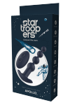 Dream Toys StarTroopers Apollo Remote Vibrating Anal Bead - kulki analne z wibracjami (granatowy)