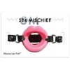 Sportsheets - Sex & Mischief Silicone Lips Pink - knebel (różowy)