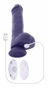 Evolved Pleasure Rider - dildo z wibracjami (fioletowy)