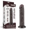 8'' Sliding Skin Dual Layer Dong Black