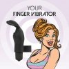 FeelzToys - Magic Finger Vibrator Zwart Czarny