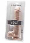 Dildo-COCK 11 INCH W/ BALLS FLESH