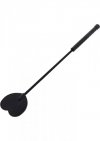 Crop Whip Heart Black