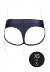 Vibrating Strap-on Thong with Removable Rear Straps - XS/S