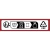Milan Collection - Collar with Leash - Black/Red