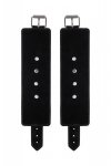Anonymo handcuffs, PU leather, black