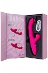 Vibrator with stimulating ball and vacuum stimulation JOS Rolli, silicone, pink, 22 cm