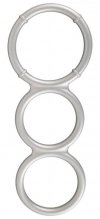 Metallic Silicone Triple Ring