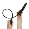 Anal Collection - Inflatable Anal Plug with Pump 20 cm - Black