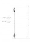 Stymulator-Japanese Clover Clamps With Chain