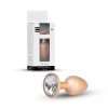 Plug-Jewellery Pearl Gold PLUG- Clear M
