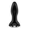 Satisfyer Plug Vibrator Rotation Plug 2 Connect App (Black) - wibrujący korek analny (czarny)