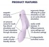 Satisfyer Curvy Trinity 2 violet - wielofunkcyjny wibrator (fioletowy)