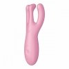 Satisfyer Threesome 4 Connect App Pink - masażer łechtaczki (różowy)