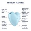 Satisfyer Stymulator-Cutie Heart (Blue) - masażer łechtaczki (niebieski)