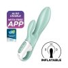 Satisfyer Air Pump Bunny 5 Connect App mint - wibrator króliczek (zielony)
