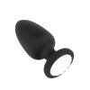LED Light vibrating anal plug