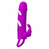 PRETTY LOVE - PENIS SLEEVE WITH BALL STRAP vibration PURPLE