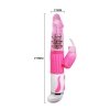BAILE- Fasination Vibrator Pink,12 vibration functions 4 rotation functions