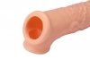 Dream Toys Realstuff Extender With Ball Strap 6.5 - nakładka na penisa (cielisty)