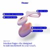 Dame Fin 2.0 Finger Vibrator Quartz - wibrator na palec (różowy)