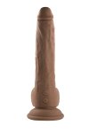 EVOLVED THRUST IN ME 9.25 INCH DARK - dildo z przyssawką (cielisty)