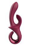 Dream Toys Glam Duo Vibrator - wibrator króliczek (czerwony)