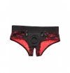  Scandal Crotchless Set figi S/M (czarny)