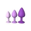 Her Little Gems Trainer Set - zestaw korków analnych (fioletowe)