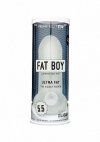 Perfect Fit Fat Boy Original Ultra Fat Clear 5.5'' - nakładka na penisa (szary)