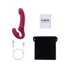 Lovense Lapis - podwójny strap-on (czerwony)