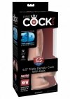 King Cock dildo - Plus 6,5'' Triple Density Cock with Balls sztuczny penis (cielisty)