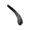 King Cock Podwójne Dildo 16 Tapered Double Dildo Black - dildo (czarny)