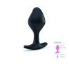 Mystim Rocking Force Buttplug S - korek analny do elektrostymulacji (czarny)