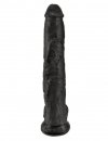 King Cock wielkie czarne dildo - 14'' Cock with Balls sztuczny penis (czarny)