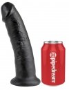 King Cock duże czarne dildo - 9'' Cock sztuczny penis (czarny)