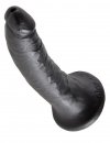 King Cock dildo - 7'' Cock sztuczny penis (czarny)