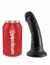 King Cock czarne dildo - 6'' Cock sztuczny penis (czarny)