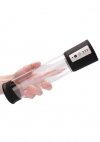 Shots Pumped Premium Rechargeable Automatic Pump - pompka do penisa (przeźroczysta)